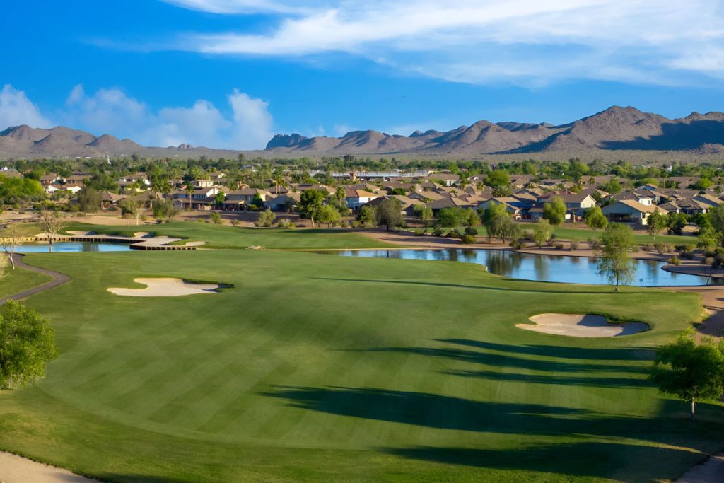 Golf course at Seville in Gilbert, AZ